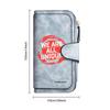 Stylish Long Wallet Unique Slogan Print Multi Slot Card Holder Fashion Casual Portable Daily Purse for Men Women