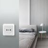 EU Standard EU Socket Wall Surface Mount Rocker Light Switch Durable Power Socket