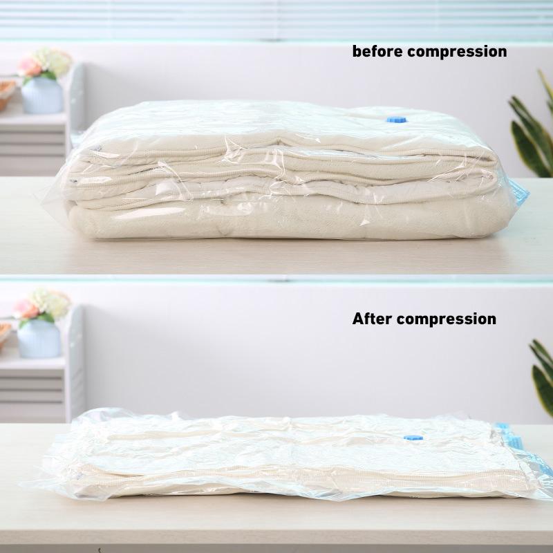 3/5 Stück Vakuum-Aufbewahrungsbeutel für Kleidung, Bettwäsche, platzsparende Beutel, Aufbewahrungsvakuumbeutel, faltbare, komprimierte Organizer-Tasche