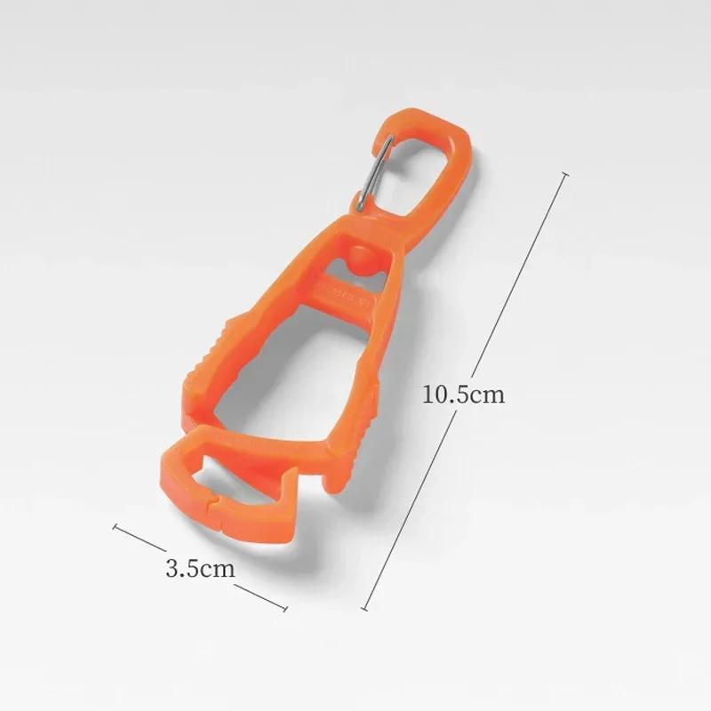 1 SZT Klips Wieszak Uchwyt na Rękawice Ochronne Plastikowy Klips do Rękawic Roboczych Zacisk Roboczy Ochraniacz na Rękawice Ochronne Narzędzie Wielofunkcyjne