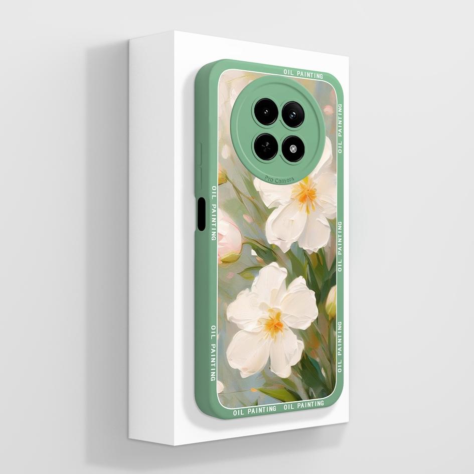 Matte Hülle für OPPO Realme 12 11 Pro Plus 12Lite 12X 11X Hülle Niedliche Mode Welpe Handy Tasche Weiches Flüssigsilikon Stoßfester Bumper für OPPO Hülle Capa