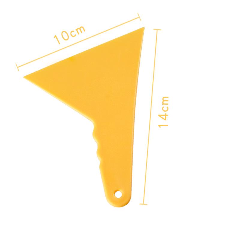 Cross-Border Sticker Scraper: Car Wall & Floor Seam Filler, Bubble Squeezer, Edge Sealing Tool, Triangle Scraper