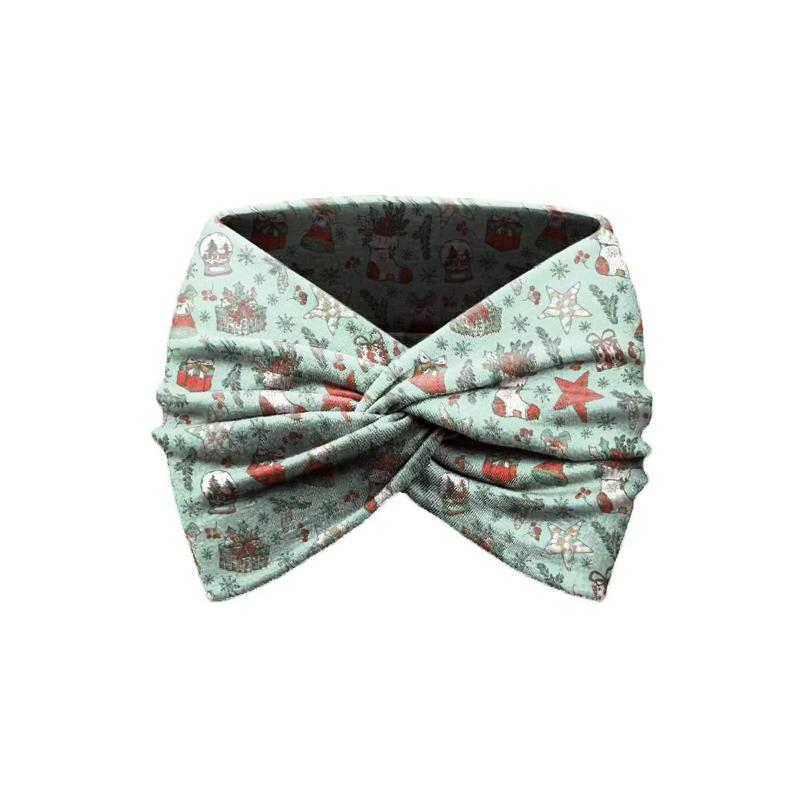 Fashion Cross Elastic Headband Sweat-absorbing Face-washing Headscarf European and American Hair Accessories Sports Headband