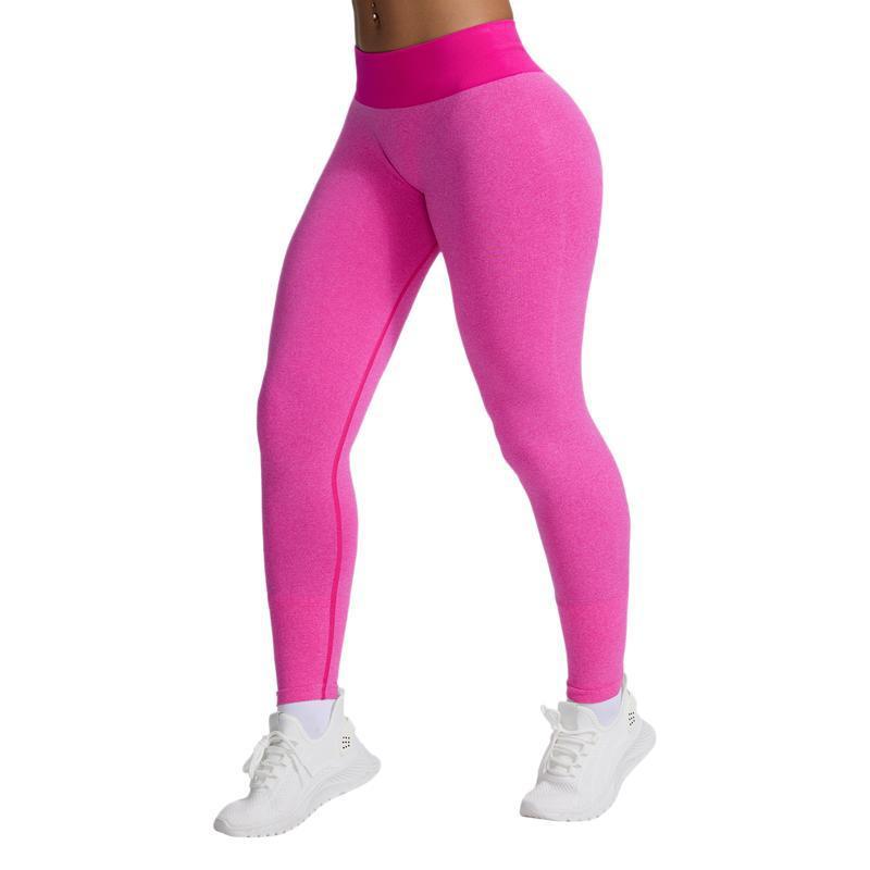 Women Seamless High Elastic Yoga Pants With Tummy Control For Running And Fitness