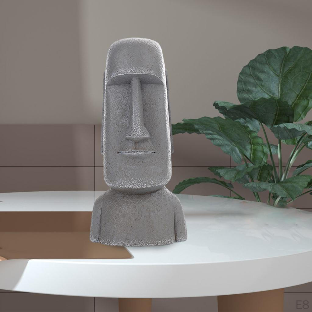 1 Antike Osterstatue, Massives Megalithisches, Monolithische Dekoration AHU, Römisch für Zimmer ,,