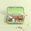Pill Box Easy to Carry Pills Organizer with Handles And Leak-Proof Compartments Holder for Travel Gym Work