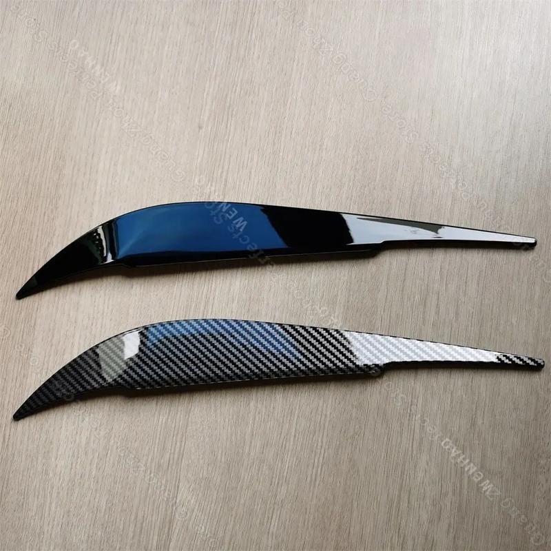 2Pcs ABS Gloss Evil Headlight Eyebrows Eyelid For BMW 4 Series F32 F33 F36 M4 420d 420i 425d 430i 435i 440i 2013- Tuning