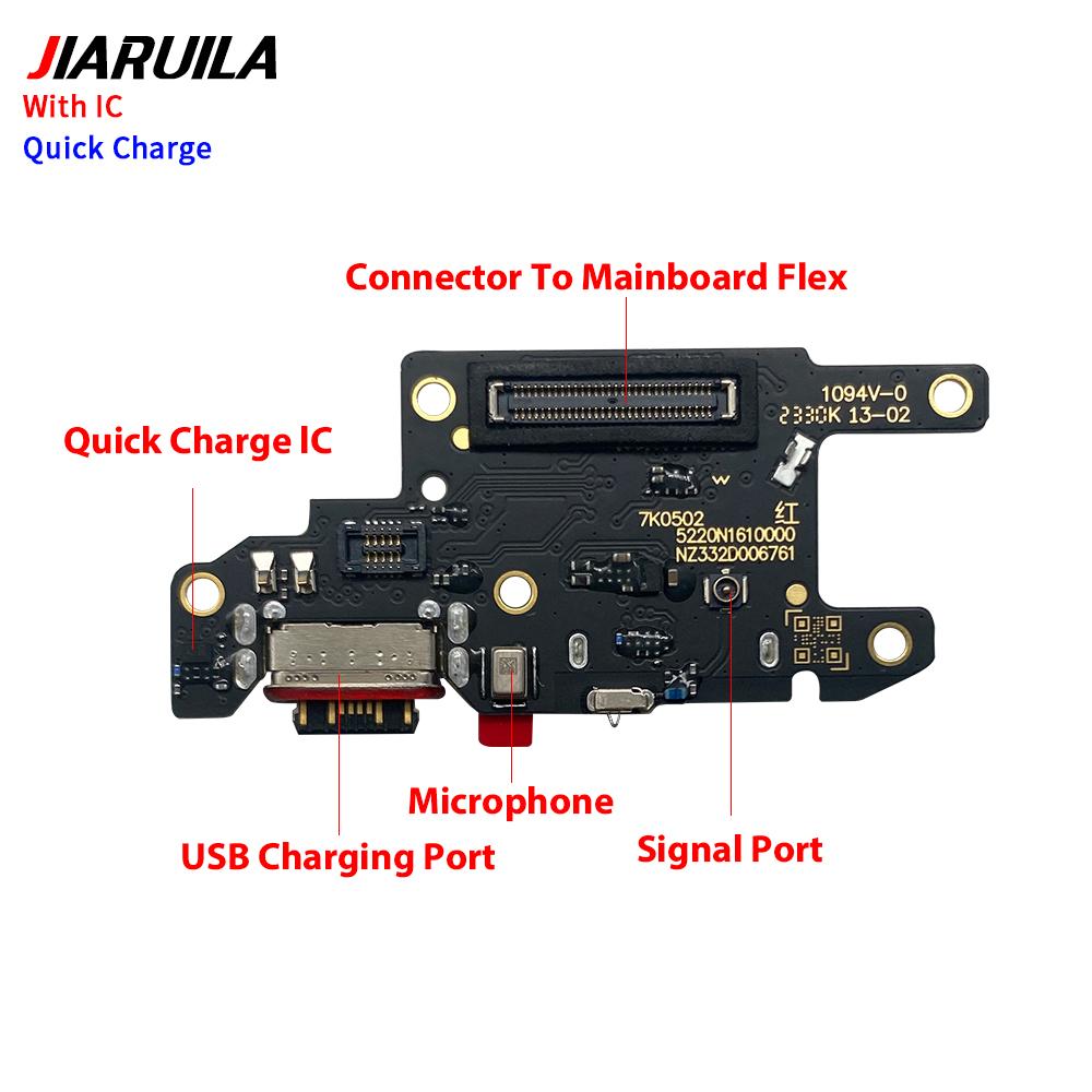 Deska s USB nabíjecím portem Flex kabel Konektor Díly Pro Xiaomi Redmi Note 11 Pro 1G 1G Plus Note 11 Pro Modul mikrofonu s IC