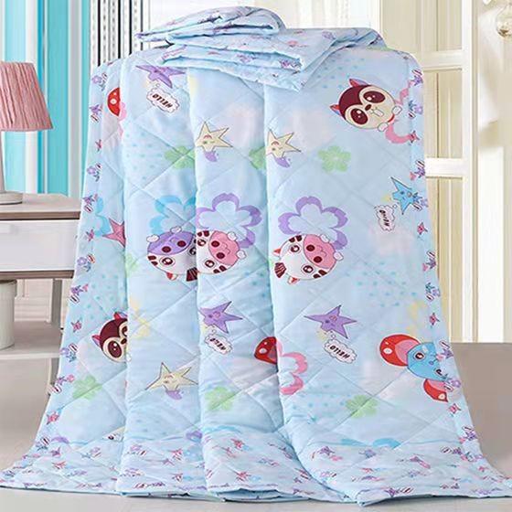 Bedroom With Duvet Modern Minimalist Style And Polyester Material Quilt For Kids