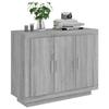 Buffet Sonoma Gris 92X35X75 Cm Bois D'ingénierie