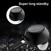 1Pc X6 Wireless Headphone Handsfree Voice Prompt ABS Stereo Bluetooth-compatible 5.0 Earbud for Sports
