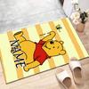 Custom Winnie Mat Personalized Name, Polyester Washable Indoor Entryway Rug, Gift for Christmas, Easter, Thanksgiving Day