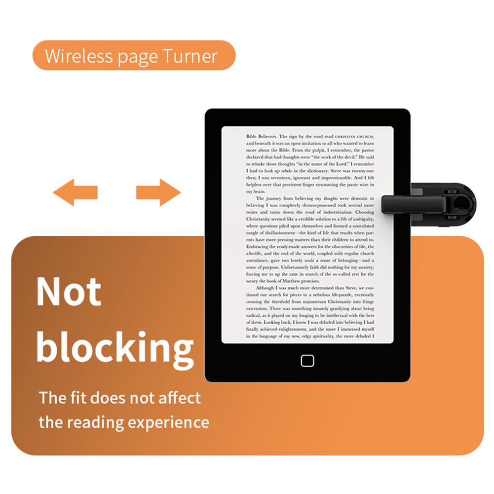 Fingertip Ring RC Page Turners Lightweight Multifunction Page Turner Clicker Camera Remote Clicker for E-book Clicker Accessory