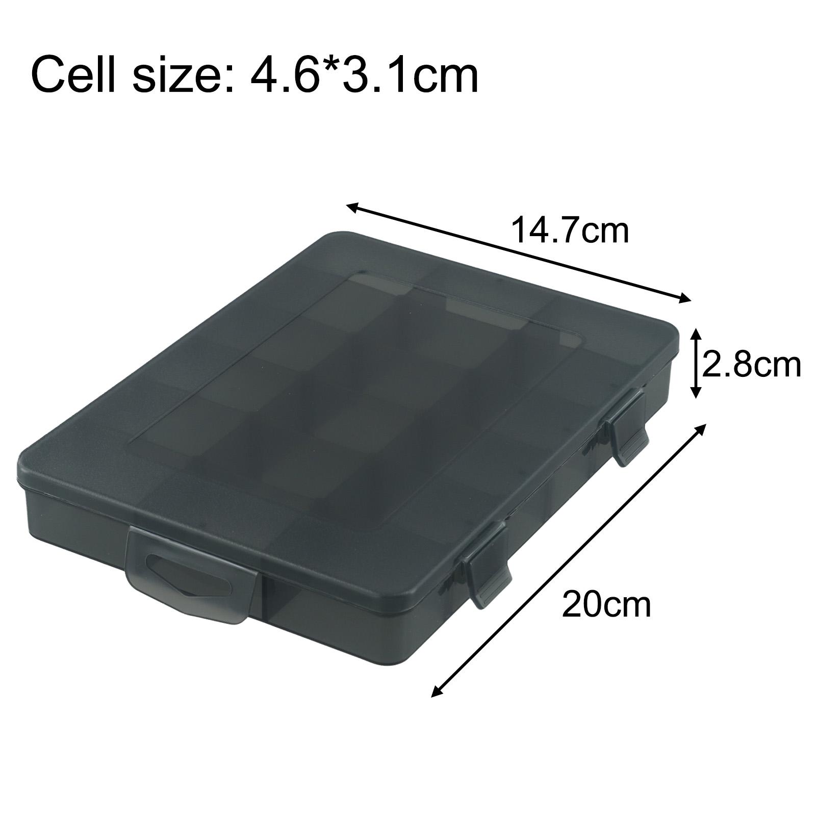 Пластиковый ящик для хранения инструментов, винтов, электронных компонентов, сверл с ячейками