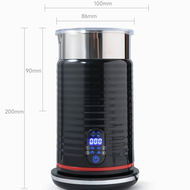 304 Stainless Steel Automatic Magnetic Electric Milk Frother Milk Foam Maker Hot and Cold Dual Use Coffee Frother