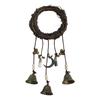 Witch Bells Protection Door Hangers Handmade Witchcraft Hanging Ornament for Living Rooms Bedrooms Kitchens
