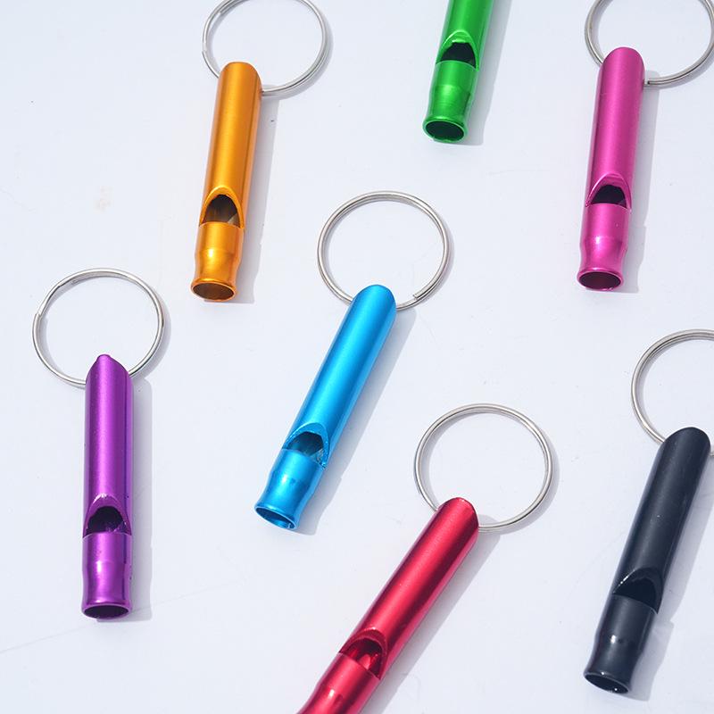Multifunctional Outdoor & Pet Training Survival Whistle Keyring