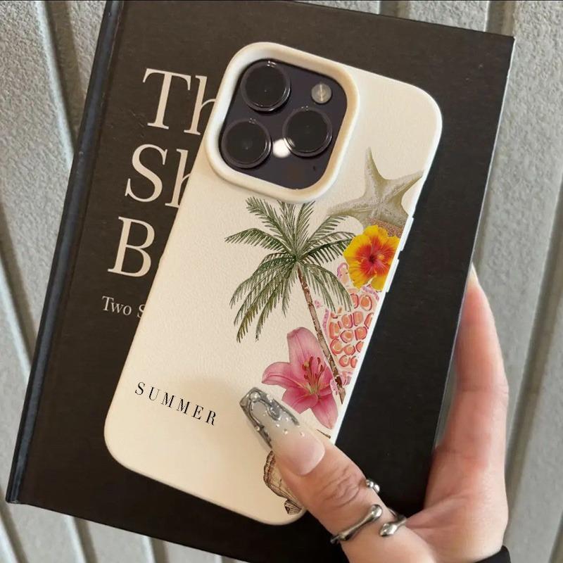 

Coconut Tree Flower Shell Pattern Phone Case for Xiaomi Redmi Note 15 14 13 12 11 Pro Plus 4G 5G 10 9 8 15C 14C 13 12C 10C Cover Redmi note 15 5G