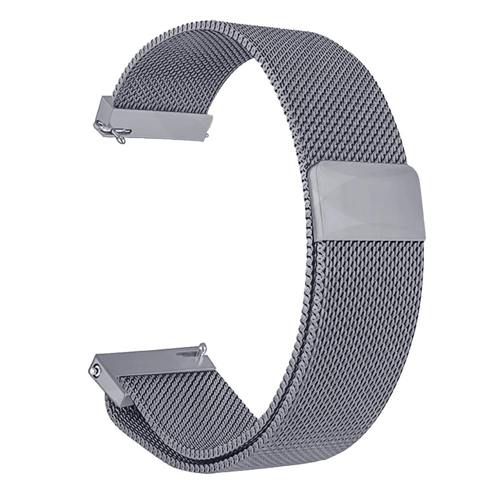 20/22mm Magnetic Milanese Strap for Samsung Galaxy Watch 7 6 5 4 40 44mm Gear S3 Stainless Steel Band for Huawei 4 GT3 Bracelet