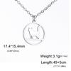 Cazador Walking Cat Kitten Necklace for Women Stainless Steel Round Pendant Animal Chain Necklaces Jewelry 2026 Wholesale New