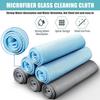 Tatuo 18 Pcs Microfiber Cloth Glass Cleaning Polishing Cloths (16 X 16) Microfiber Cloth for Glasses Reusable Cleaning Towels for Windows Windshields