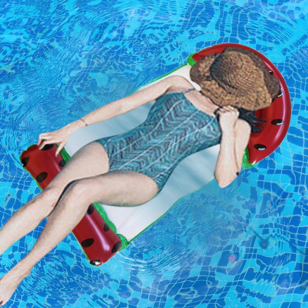 Inflatable Pool Float Hammock Water Lounge for Vacation Relax Summer