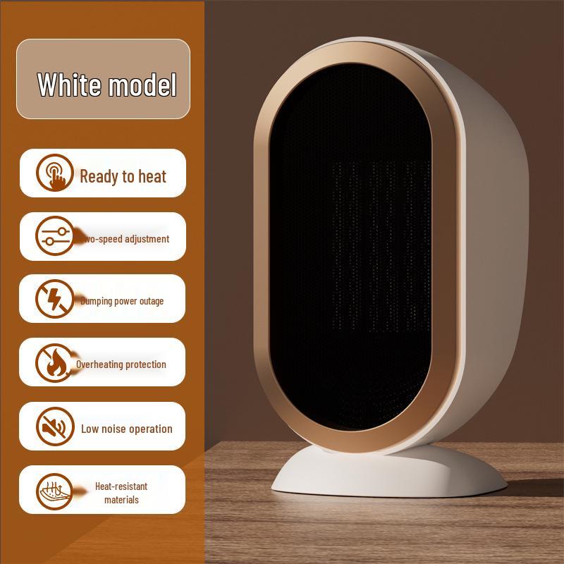 Compact Desktop Heater: Ideal for Home, Office, or Bathroom Use