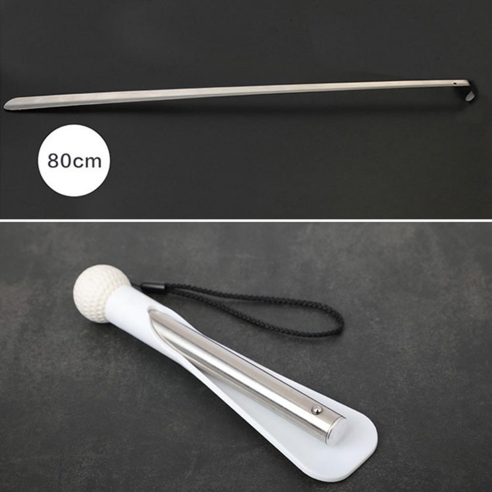 Shoe pullers, stainless steel telescopic shoe pullers, long-handled household shoe dressers, long-handled shoe pullers, shoe pul