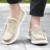Men's Canvas Shoes Lightweight Sports Shoes Comfy Thick Sole Slip-on Casual Sneakers Spring New Non Slip Platform Shoe Size 45