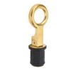 2Pcs Screw Type Compression Drain Plug Excellent Sealing Oxidation Resistant Rubber Brass Boat Drain Plug for Marine Yacht
