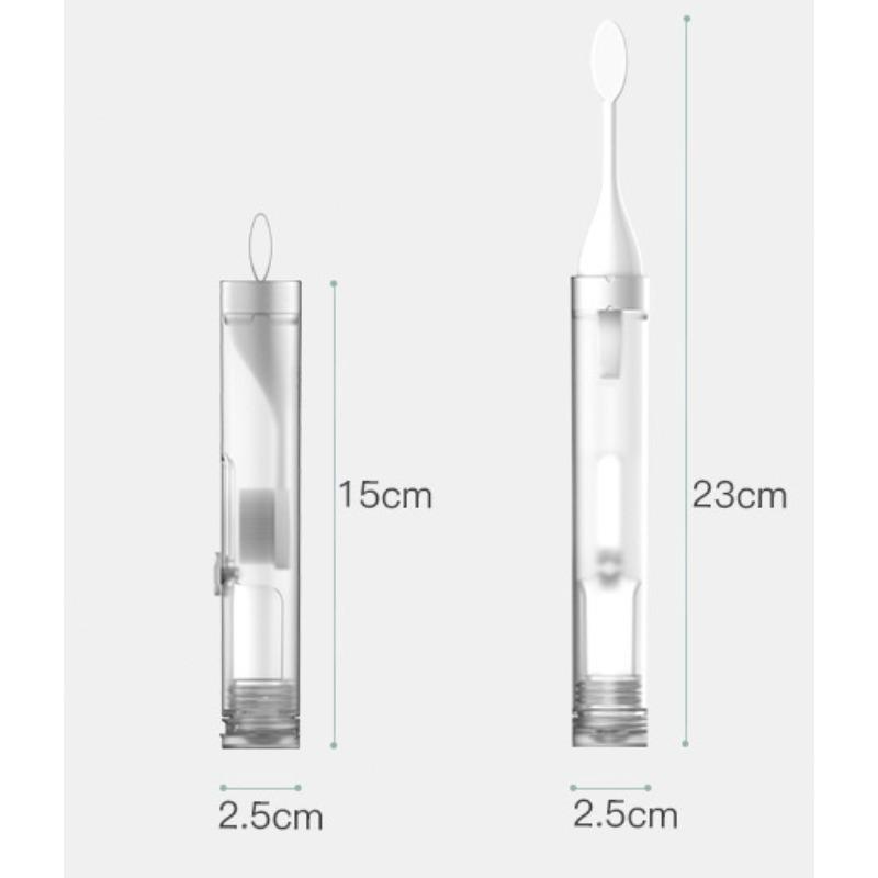 1PC Outdoor Travel Toothbrushes and Toothpastes All in One Carry Dental Kit Mini Compact Portable Office Foldable Toothbrush Set