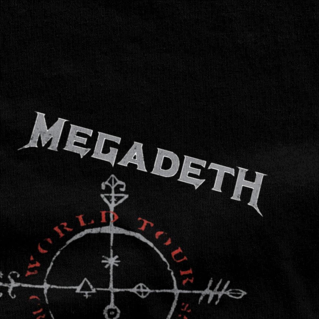 Megadeths Cryptic Writings Shirt Men Women 100% Cotton Funny Crew Neck Black Metal Death Metal Tees Short Sleeve Clothes Unique