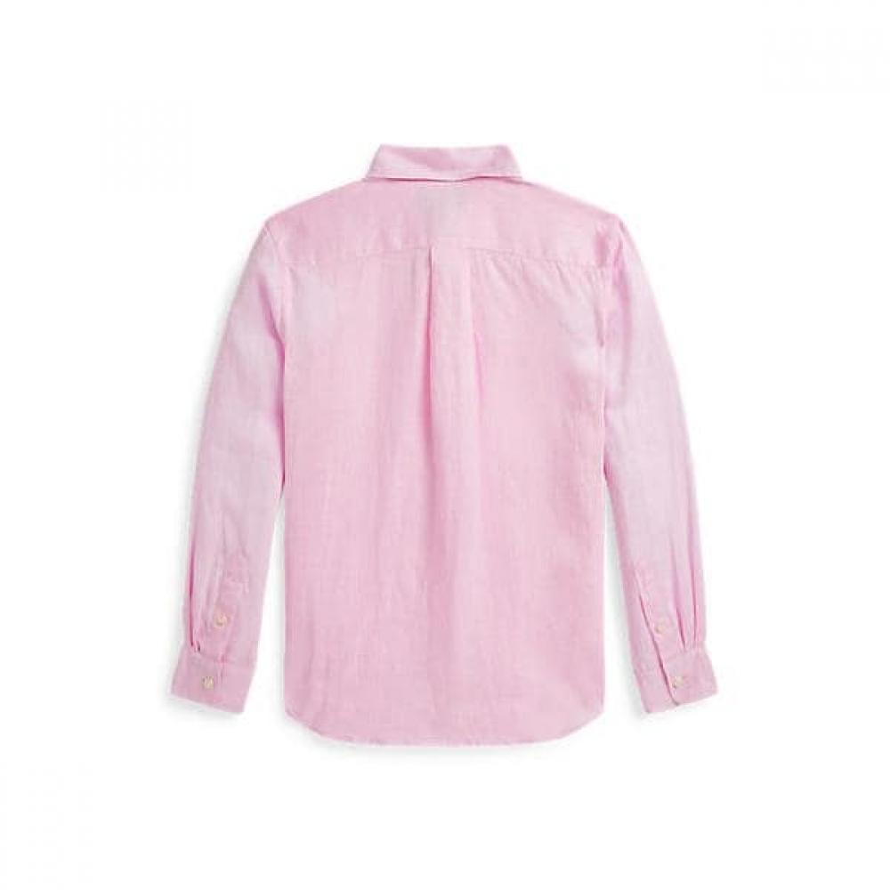 Polo Kids Boys Linen Shirt 8 18 Years Cwpowovy6820546650