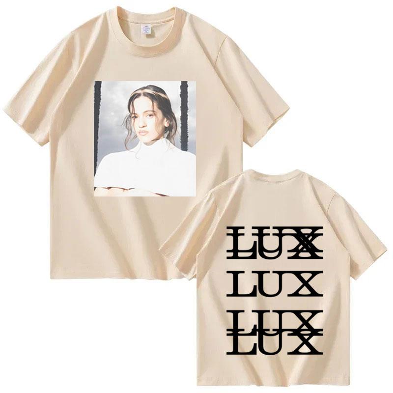 Rosalía LUX Tričko Nové Album Harajuku Grafické Oversized Pánské Dámské Krátký Rukáv Vrcholy Móda Pánské Pohodlné Volné Oblečení Dospívající