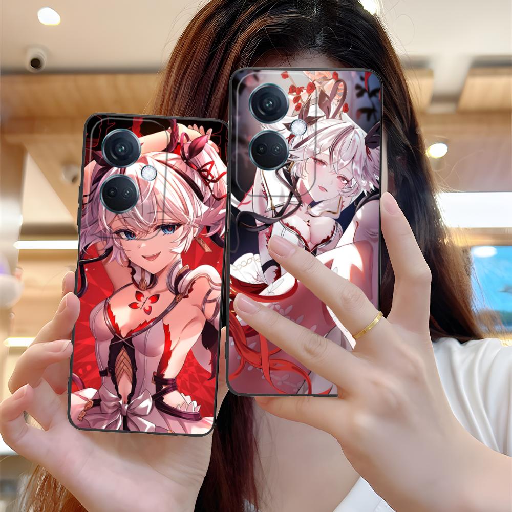 Wuthering Waves Camellya Phone Case for OPPO Reno 14 13 12 11 10 9 8 7 6 5 F T Pro 5G Colorful Printing Cover Cover Smartphone