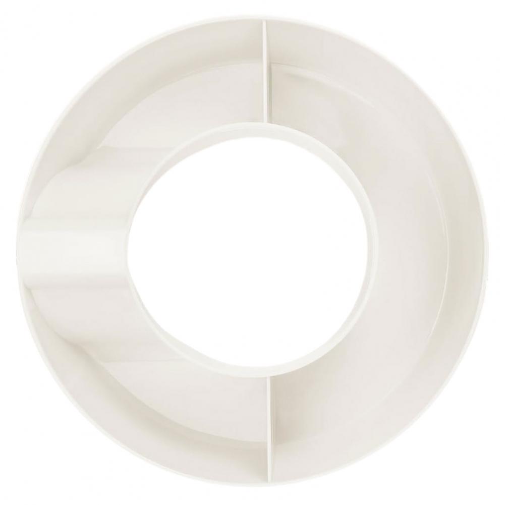 Compartment Plate For Food 2 In 1 Reusable Hollow Food Tray Snack Bowl Put On Beverage Cup Take Out To Go Outdoor Activity Picnic Stadium