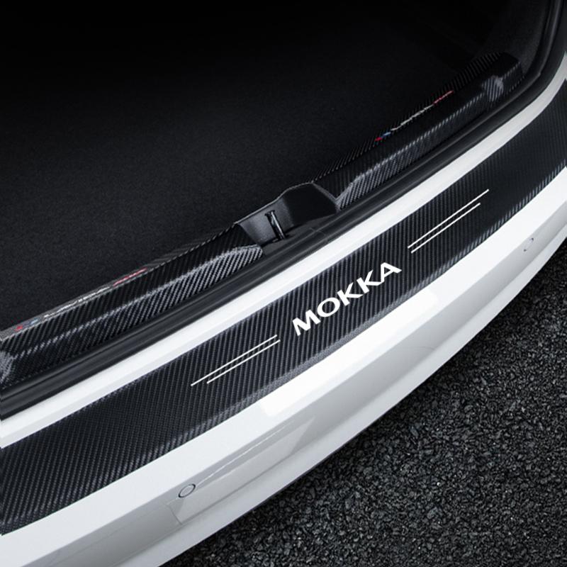 Luminous Car Sill Waterproof Strip Tape Door Threshold Stickers for Opel Mokka Logo Insignia Zafira Corsa Meriva Crossland X