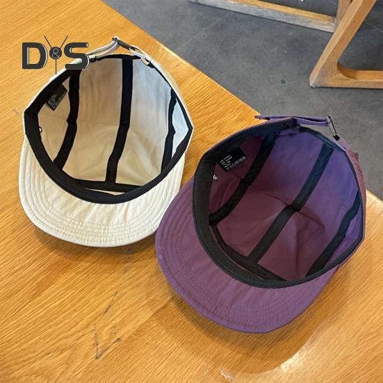 Unisex kšiltovka s krátkým okrajem nastavitelný otvor v culíku ochrana proti slunci Anti-UV kopule Hip Hop Street Dance Cap Rybářská cestovní čepice