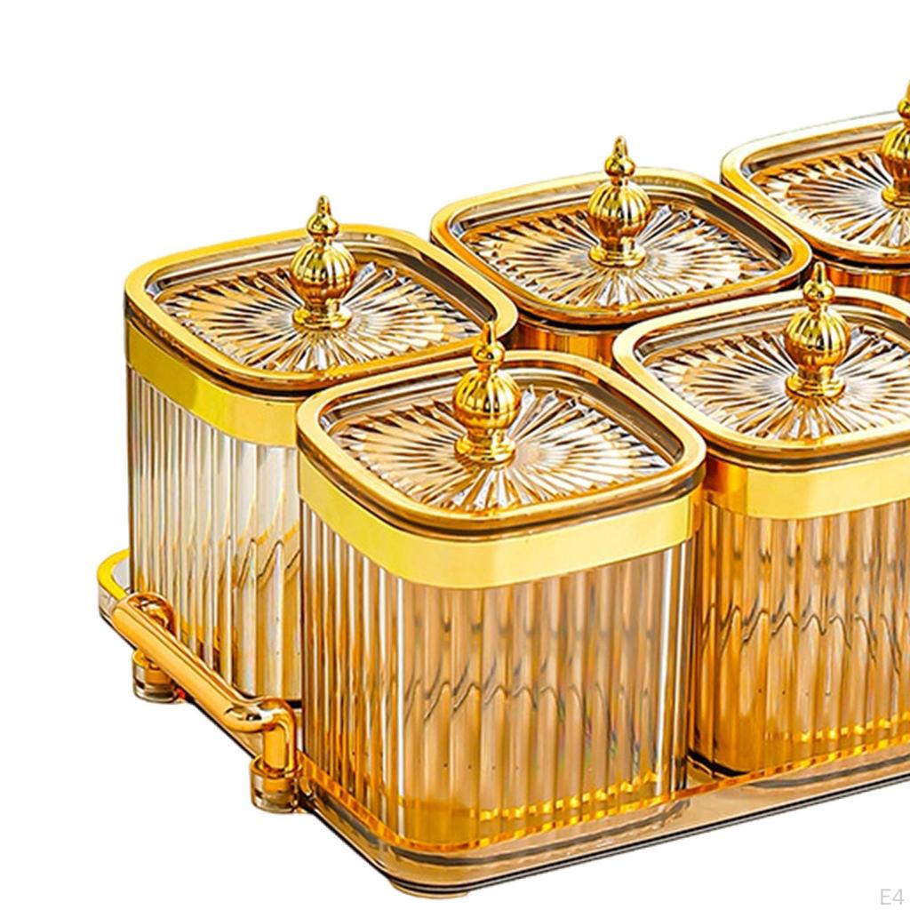 Set Espositore per Frutta e Noci con Elegante Copertura