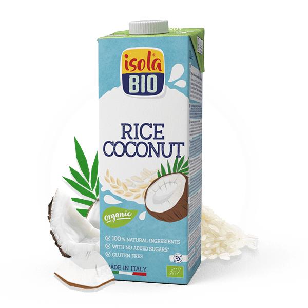 Gluten-free Coconut Rice Drink, Organic, 1000ml ISOLA BIO