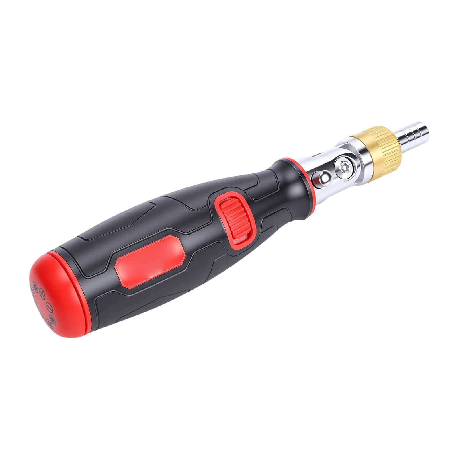 

10 in 1 Ratchet Screwdriver Multi Angle Magnetic Ratcheting Screwdriver with 10 Bits