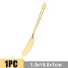 Stainless Steel Butter Knife Long Handle Cheese Bread Jam Cutter Multifunctional Western Food Tableware Kitchen Gadgets