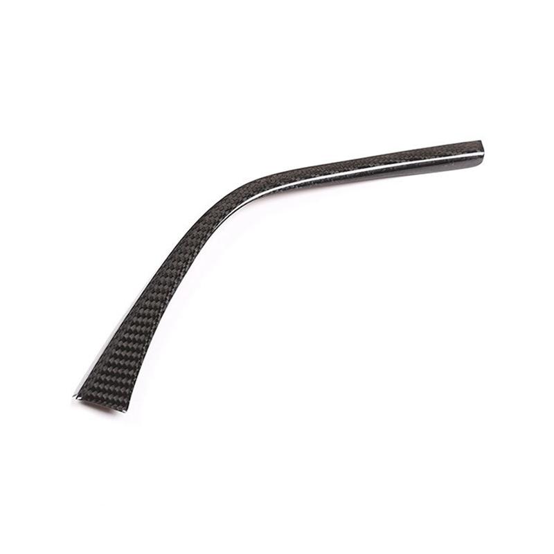 Real Carbon Fiber Car Gear Shift L Shape Strips Trim For-BMW F80 F82 F83 M3 2014-2018 LHD