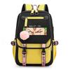 Peripheral Printed Backpack, Adolescent Student Schoolbag, Large-Capacity Travel Bag, Usb Computer Bag