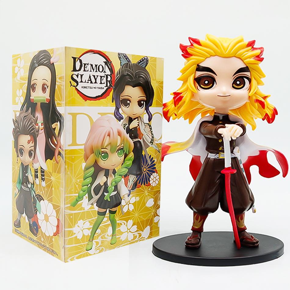 8pcs/set 2026 New  Demon Slayer Tanjiro Kamado Nezuko Anime Figure Model Toys Ornament Toys Mystery Box Decoration Collection To