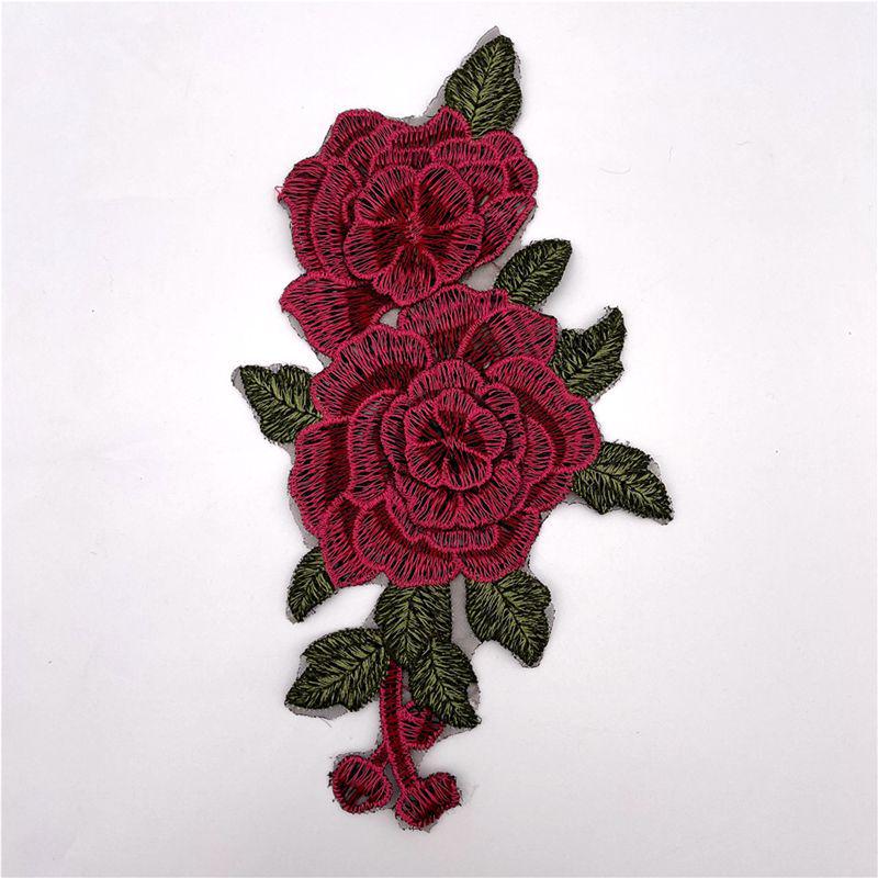 

Этнический стиль Цветочная вышивка сетчатый воротник аппликация для танцевальных костюмов