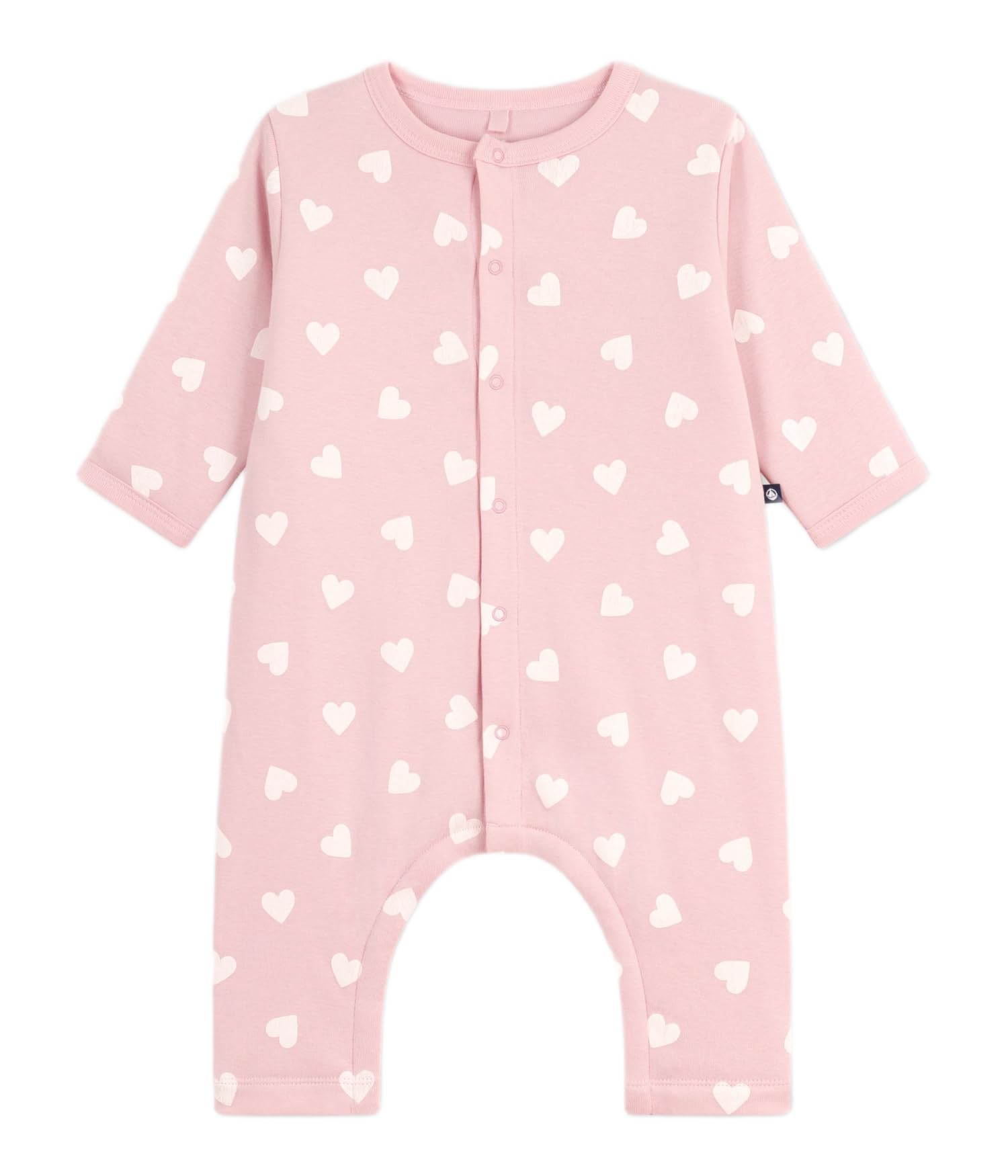 

Petit Bateau Jumpsuit Light 60cm A0EKO, Pink/Off-White, 3-Months,