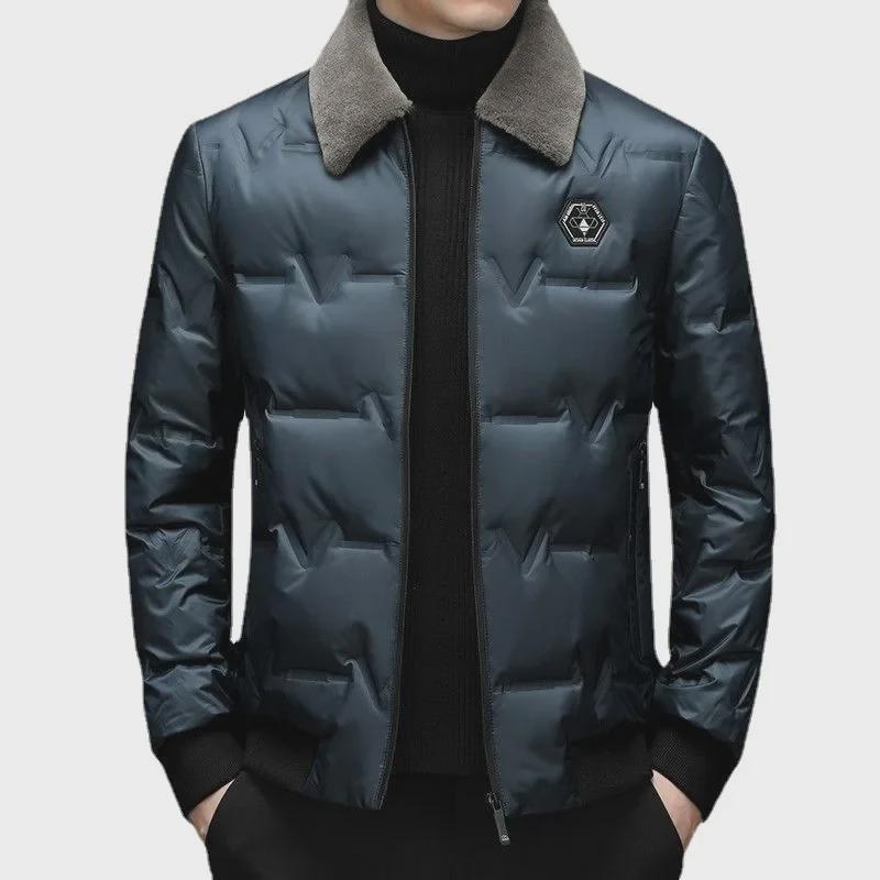 Men's Winter Cotton Coat: Warm, Thick, and Loose Casual Fit for Middle-Aged and Elderly Dads