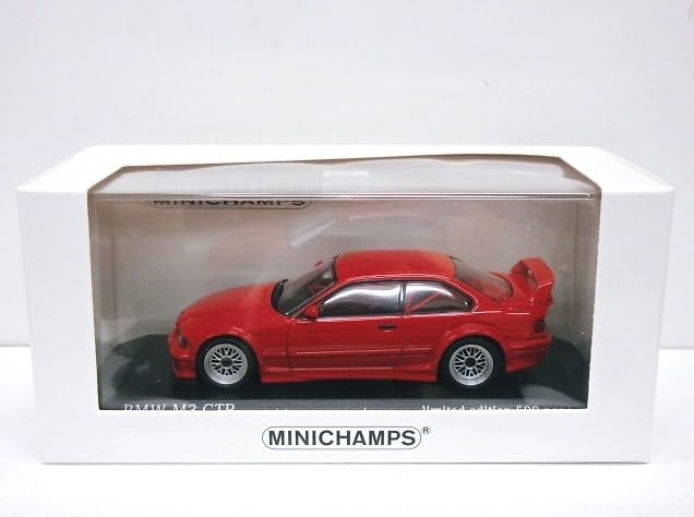 Edição Limitada Europeia BMW E36 M3 GTR 1993 1/43 (Vermelho)
