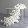 UFlower 200cm Artificial Cherry Blossom Flower Wedding Background Wall Decor Party Wall Decoration Center for Table Stage Home